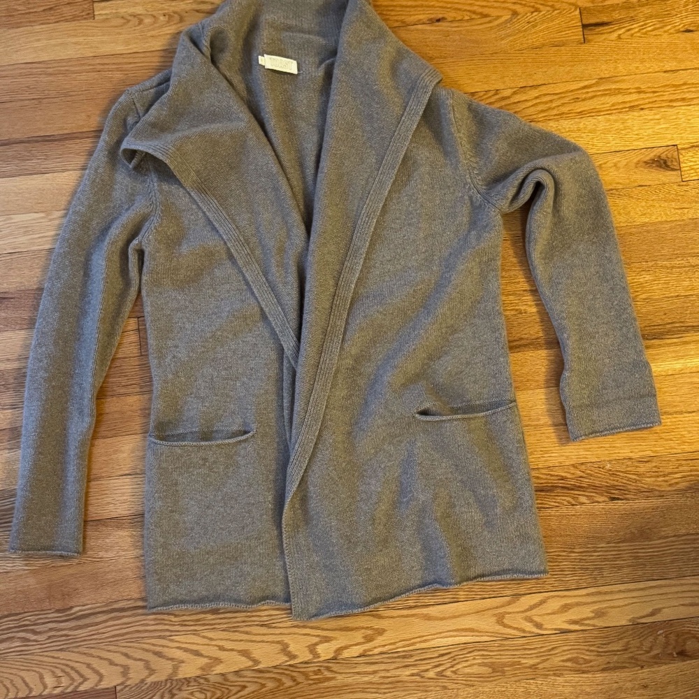Toast Merino Angora Blend Cardigan Sweater Size L - Picture 6 of 8